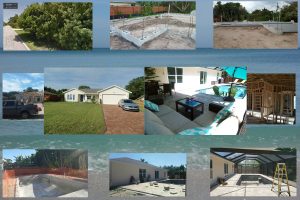 The building of our Villa Happy Gator