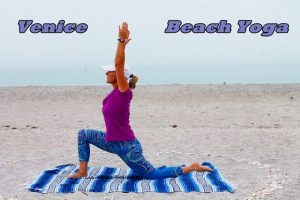 beach yoga in venice
