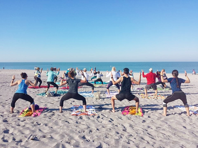 Beach Yoga On Our Venice Beaches You