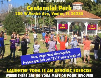Laughter Yoga in the Park – Venice Florida